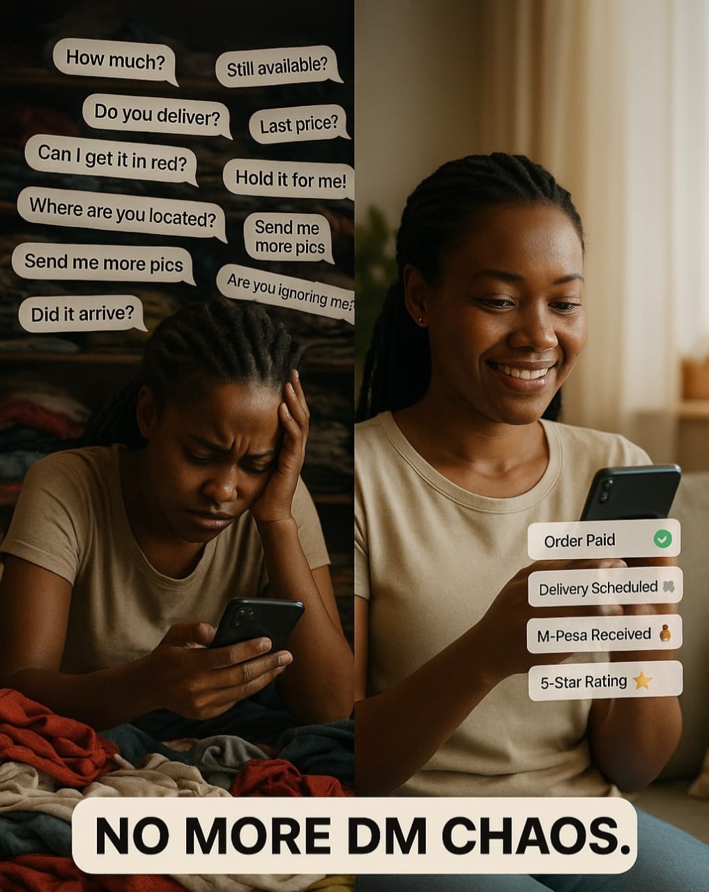 No More DM Chaos - Uzanga E-commerce Platform